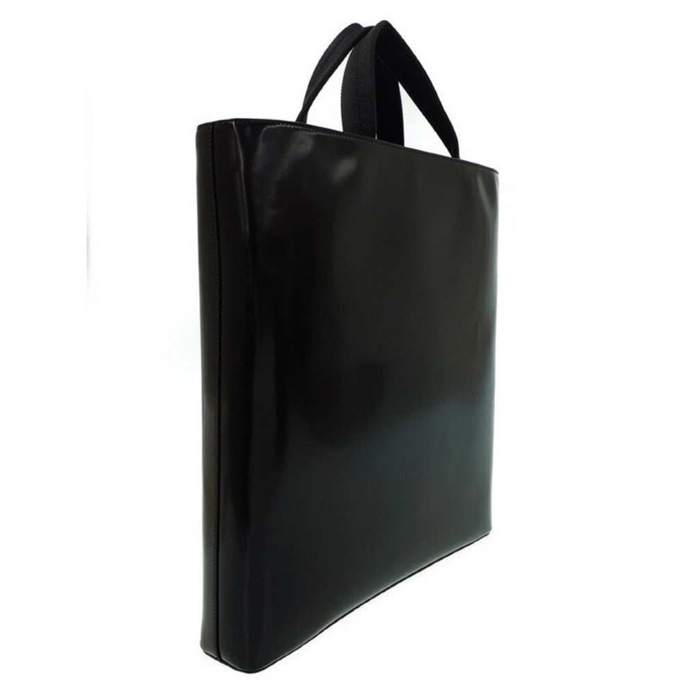 Prada Spazzolato leather tote bag accessory logo Black - Picture 2 of 9